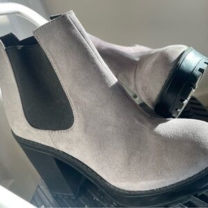 Stylish Gray Ankle Booties
